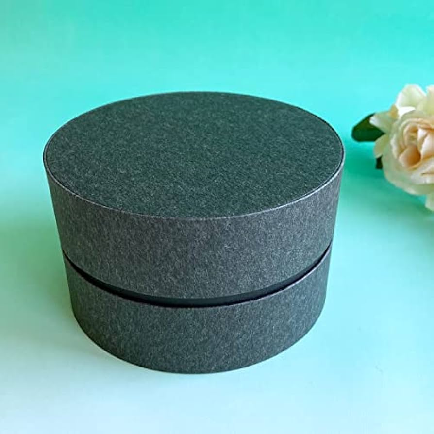 Amazon.co.jp: 墨色の丸型ギフトボックス 1個（約直径13×高さ7.7